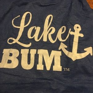 Lake bum tank top